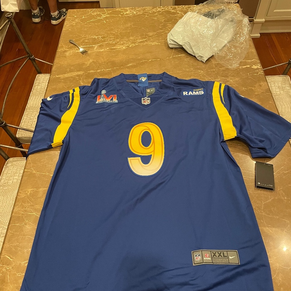 Matthew Stafford Jersey Never Used